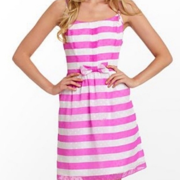 Lilly Pulitzer Pansy Purple Antonia Casual Dress - Picture 3 of 12